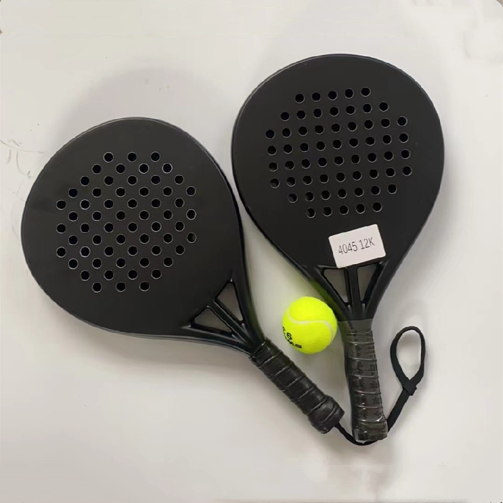Custom Carbon Fiber Surface with Soft foam Core Paddle Tennis Racket padel rackets Paddleball Racquets paddle rackets